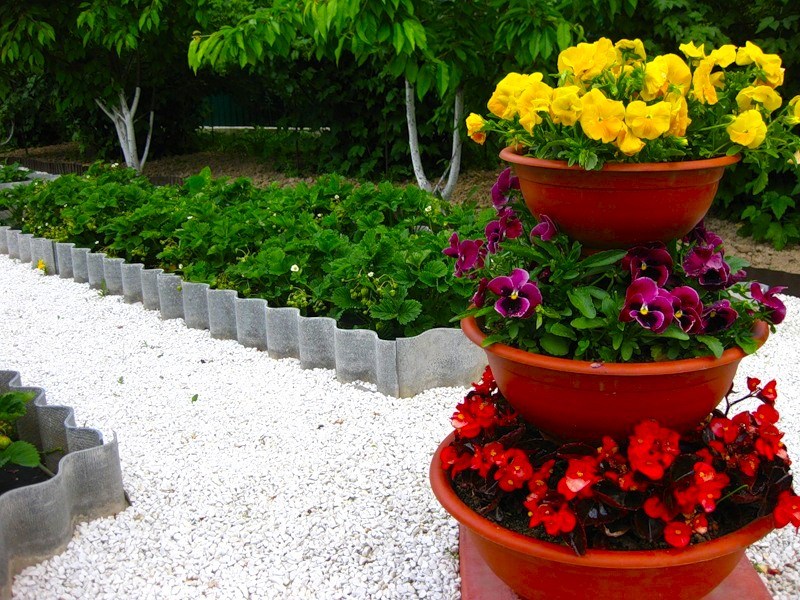 ideias faça você mesmo para criar belos jardins de flores
